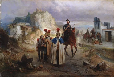 De gevangengenomen Franse mannen in 1814, 1885
