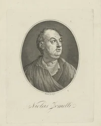 Portret van de componist Niccolò Jommelli
