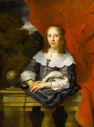Portret van een dame (Margaretha van Raephorst?), 1646