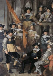 Dutch: Schutters van Wijk XVIII onder kapiteint Albert Bas en luitenant Lucas Conijn The Company of Captain Albert Bas and Lieutenant Lucas Conijn