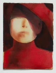 Rood licht, 2025 (aquarel op Arches)