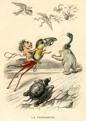 Illustratie voor de roman 