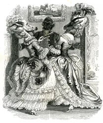 De twee geiten: La Fontaine