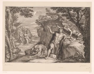 Verzoeking van Hieronymus in de woestijn
