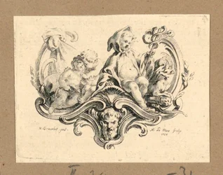 Cupido als monnik met een caduceus