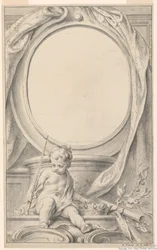 Ontwerp voor Lijst Rondom het Portret van William Russell, Eerste Hertog van Bedford