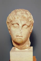 Hoofd van een van de Diadochi of Hoofd van Alexander III de Grote
