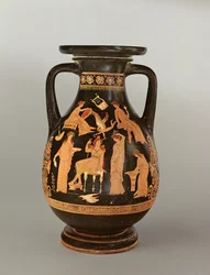 Rood-figuur Pelike, c.350 BC
