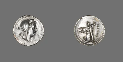 Drachme met de nimf Amphitrite