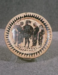 Bord, Vibo Valentia (Hipponion) (keramiek)
