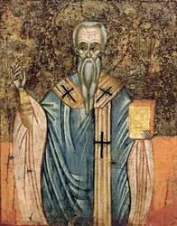 Sint Cyrillus van Alexandrië (ca. 376-444), icoon