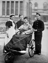 De herstellende, Herbert Hospital, Woolwich, Londen, 1896