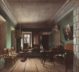 Interieur in het huis van de Bykovs