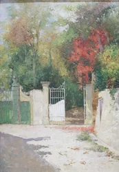 Poorten van Villa Pucci in Florence