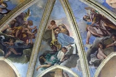 Fresco met de profeet Haggai of Aggeus