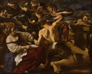 Simson gevangengenomen door de Filistijnen, 1619