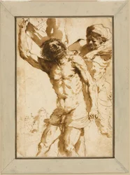 Studie voor "Het Martelaarschap van Sint Bartholomeus"