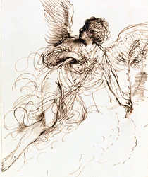 Studie van een Engel, ca. 1611-1666