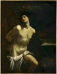 Saint Sebastien martyre dans un paysage - Sint Sebastiaan in een landschap ...