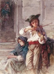 De Jonge Violist, c.1880