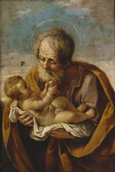Jozef en het Christuskind in zijn armen