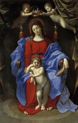 De Maagd en het Kind op de troon, 1625