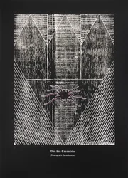 Op de Tarantula, Aldus sprak Zarathustra, 2024 (houtsnede en zeefdruk)