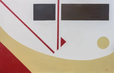 Suprematistische compositie van Urbino , 2017 (olieverf op doek)