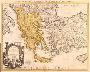 Albanië, groot deel van Griekenland (uitgezonderd noordoosten), groot deel Republiek Macedonië (uitgezonderd noorden)