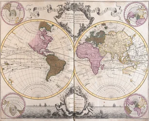 Planisfeer Wereld