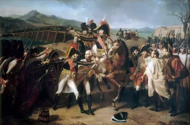 Verrassing bij de brug over de Donau op 13 november 1805