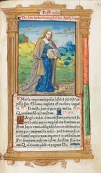 Gedrukt Getijdenboek (Gebruik van Rome): fol. 109r, Maria Magdalena
