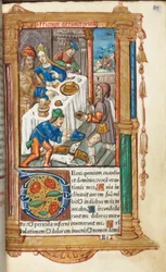 Getijdenboek (Gebruik van Rome): fol. 73r, Lazarus