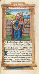 Gedrukt getijdenboek (gebruik van Rome): fol. 99r, St. Peter