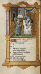 Gedrukt Getijdenboek Gebruik van Rome: fol. 11v, oktober kalenderpagina, 1510