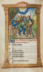 Gedrukt getijdenboek Gebruik van Rome: fol. 4v, maart kalenderillustratie, 1510
