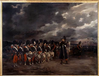 Een trommel van de Keizerlijke Garde