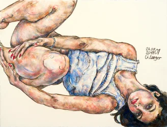 Liggend naakt, Mooie tijd