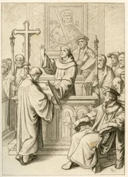 Maarten Luther promoveert tot doctor in de Heilige Schrift