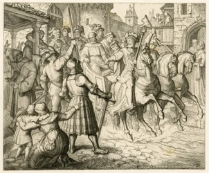 De ontvangst van Maarten Luther in Worms