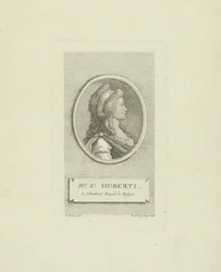 Portret van de operazangeres Antoinette Saint-Huberty 1756-1812, ca. 1790