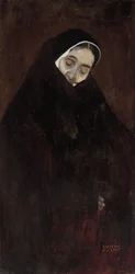 Oude vrouw, 1909