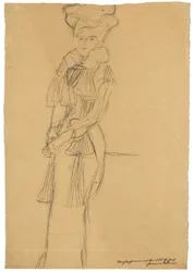 Portret van Marie Henneberg