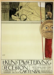 Affiche voor de eerste tentoonstelling van de Secession (poster)