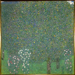 Rozen onder de bomen. 1918 (schilderij op doek)