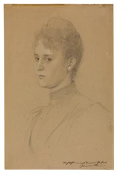 Studie voor een portret (Mevrouw Heymann?), ca. 1892