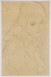 Studie voor het schilderij Portret Ria Munk III