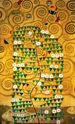 De Stoclet Fries, Detail: Levensboom, 1905-1909