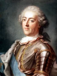 french king Louis XV (1710-1774) king in 1715-1774 c.740 (pastel)