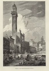 Het stadhuis van Siena